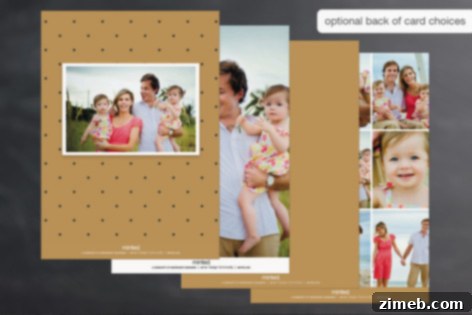 Create Stunning Holiday Photo Cards with Minted 5 Options for the Back of the Gilded Cheer Holiday Card