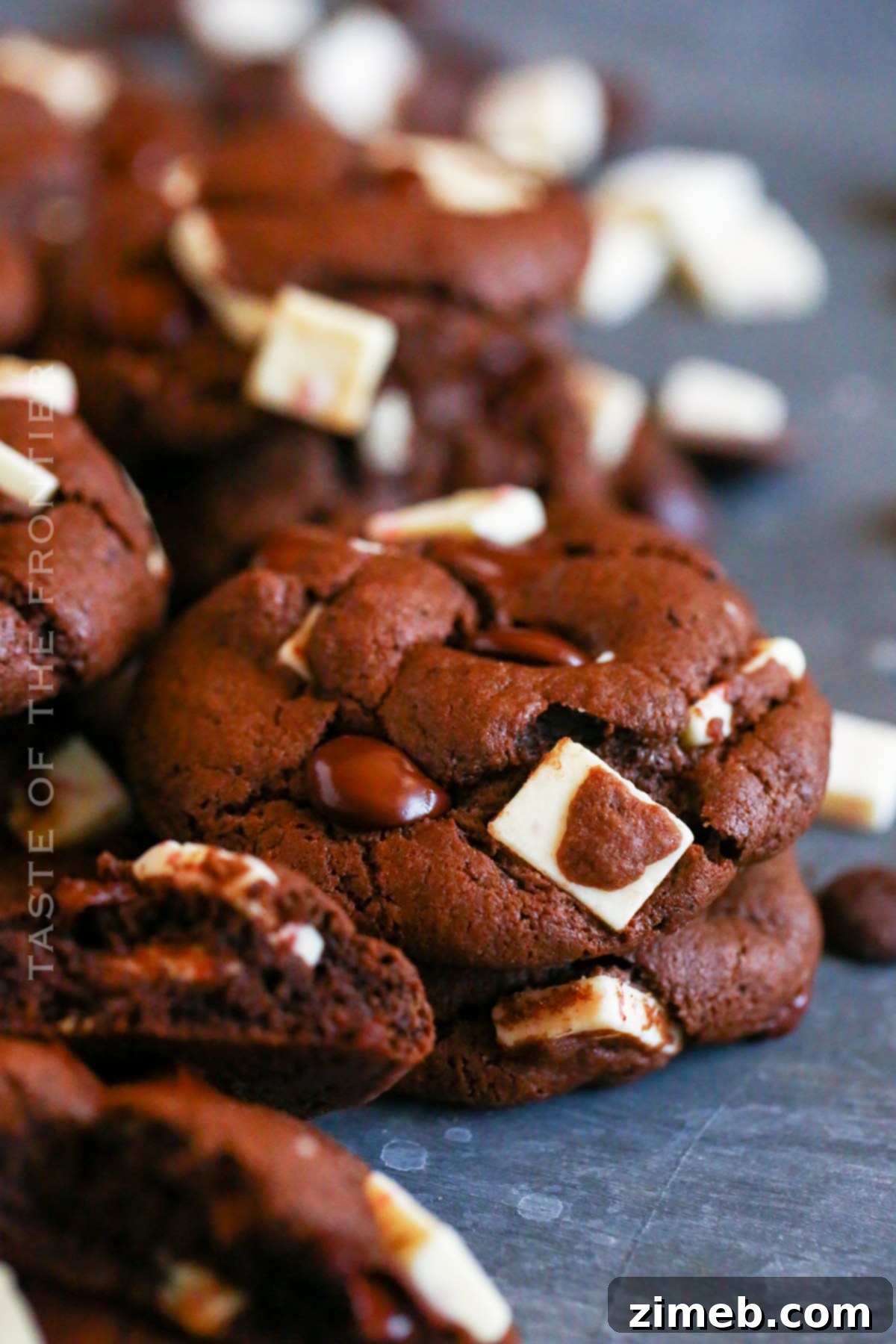 No Chill Peppermint Chocolate Cookie Recipe