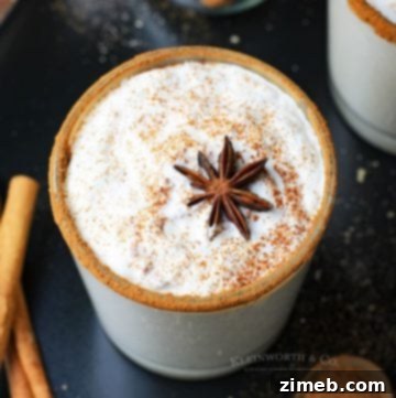 Blush Peppermint Russian 10 Christmas drink: Homemade Eggnog