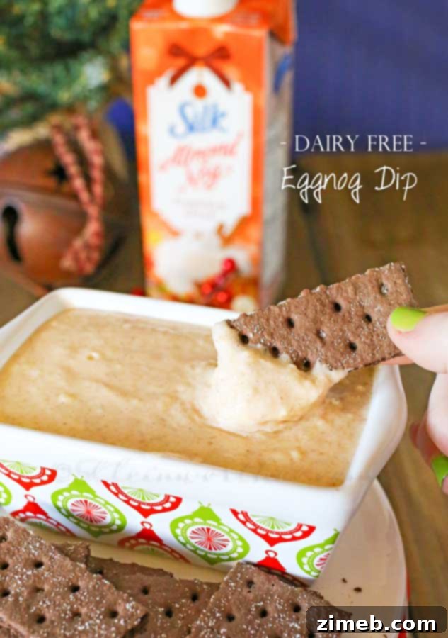 Dairy Free Eggnog Dip