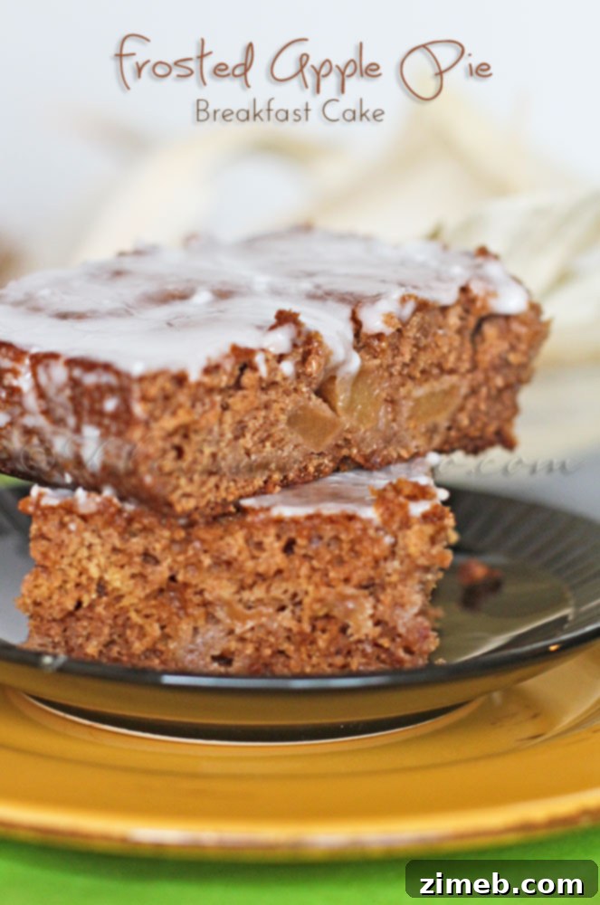 Decadent Dark Chocolate Almond Biscotti 6 Frosted Apple Pie Breakfast Cake - a sweet start to your day