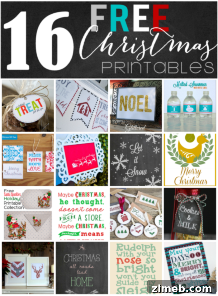 Christmas Gift Tag Printables on Our Festive Blog Hop 2 Christmas Printables Blog Hop - A collection of festive holiday designs.