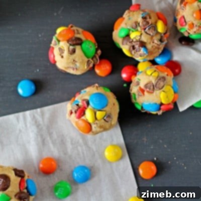 Delicious M&M's Cookie Dough Bites 16 M&M's Cookie Dough Bites - Easy No-Bake Treat