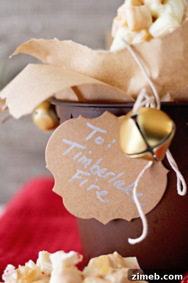 Close-up of Homemade Gift Tag