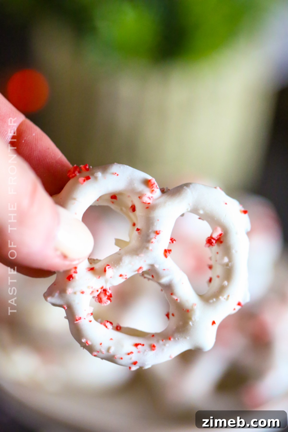 Candy Cane White Chocolate Pretzels 3 Recipe for White Chocolate Peppermint Pretzels