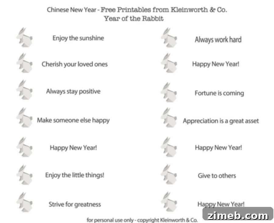 Homemade Fortune Cookies and Printable Wisdom 16 Fortunes New Year Printable Kleinworth & Co
