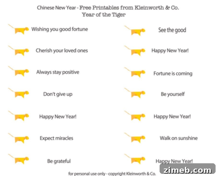 Homemade Fortune Cookies and Printable Wisdom 17 Fortunes New Year Printable Kleinworth & Co