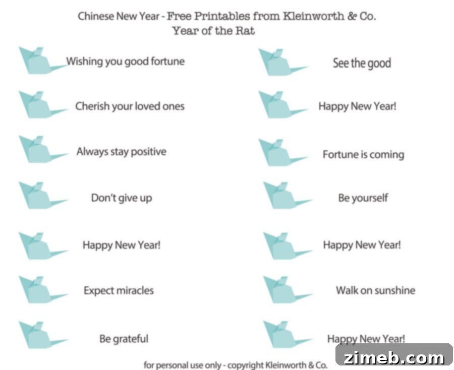 Homemade Fortune Cookies and Printable Wisdom 19 Fortunes New Year Printable Kleinworth & Co