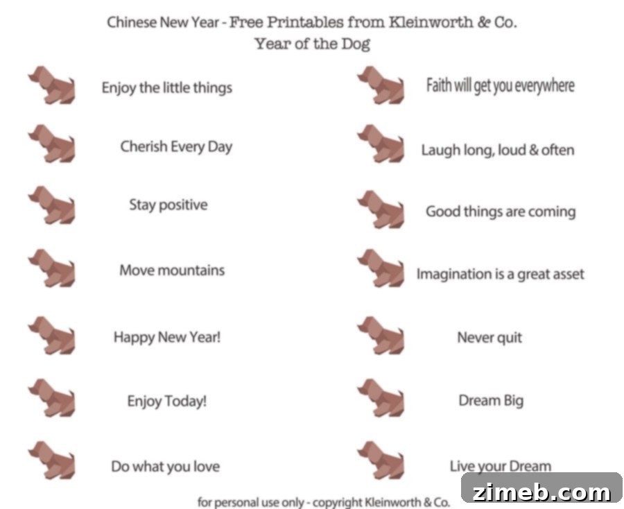 Homemade Fortune Cookies and Printable Wisdom 9 Fortunes New Year Printable Kleinworth & Co