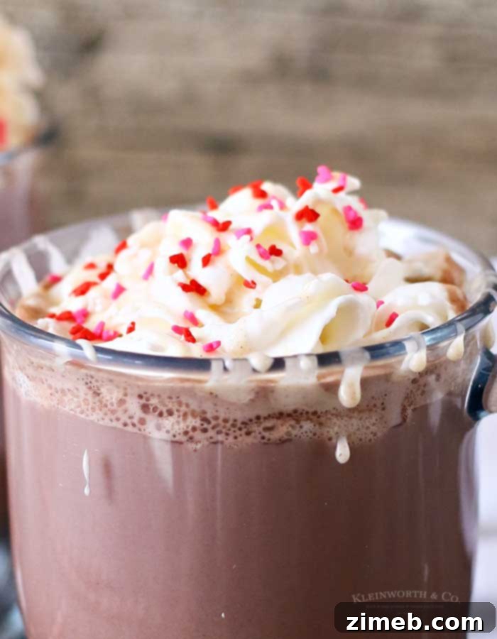 Cinnamon Swirl Hot Cocoa 3 Warm and cozy Cinnamon Roll Hot Chocolate for winter