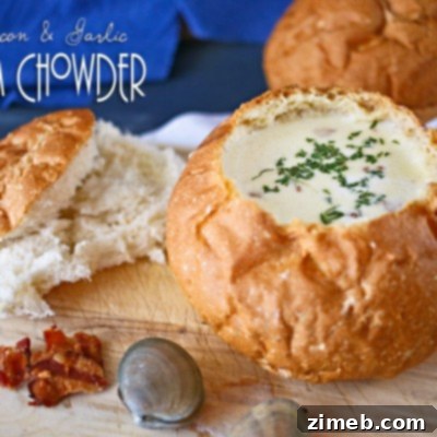 Bacon and Garlic Clam Chowder