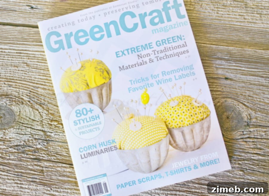 Spotlighted by Green Craft Magazine 3 An exclusive peek at the Corn Husk Luminaries project in Green Craft Magazine