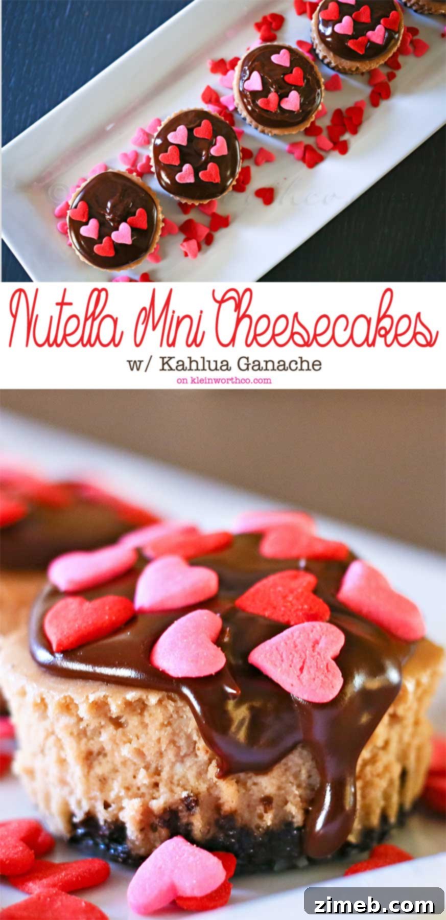 Nutella Mini Cheesecakes