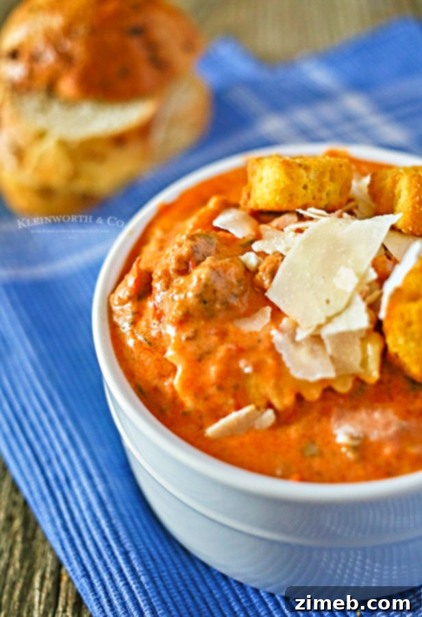 Tuscan Ravioli Comfort Bowl 6 Tuscan Ravioli Soup - a delicious 30-minute dinner recipe