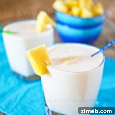 Frozen Colada ingredients displayed