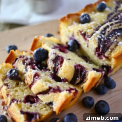 Luscious Blueberry Swirl Pound Cake 11 Blueberry Swirl Pound Cake