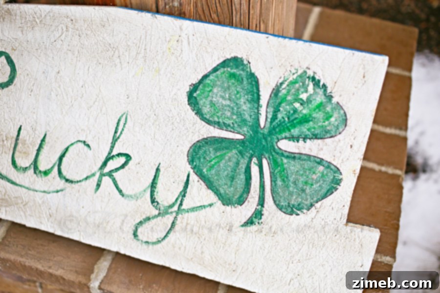 Lucky St. Patrick's Day Sign
