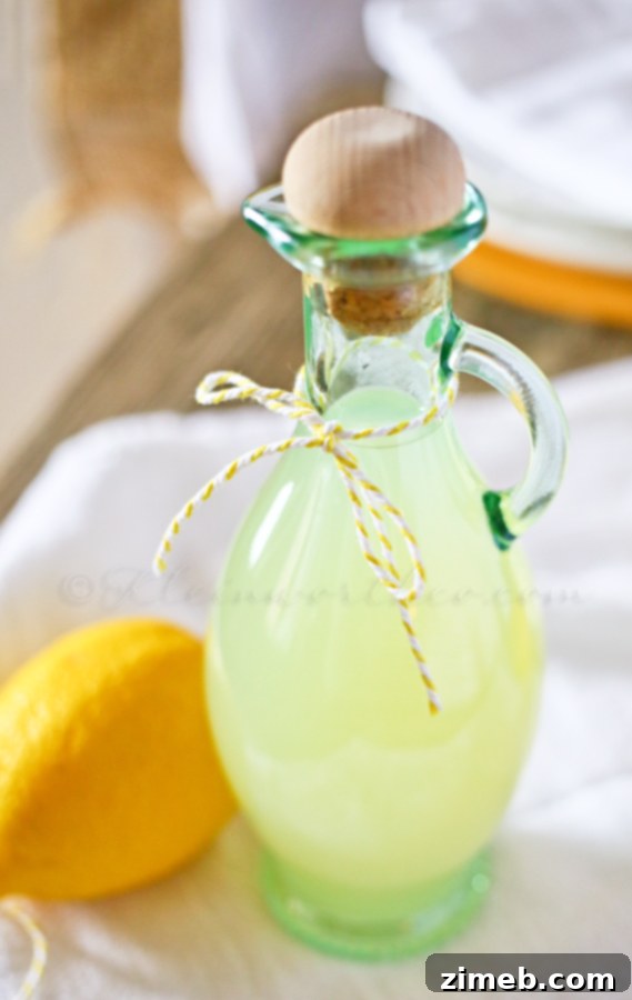 Simple Lemon Syrup Simple Lemon Syrup