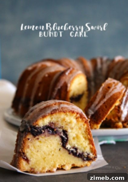 Sunny Lemon Poppy Seed Mini Loaves 9 Lemon Blueberry Swirl Bundt Cake