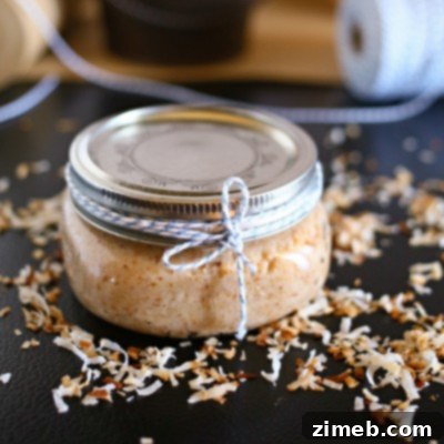 Toasted Coconut Butter ready to be used