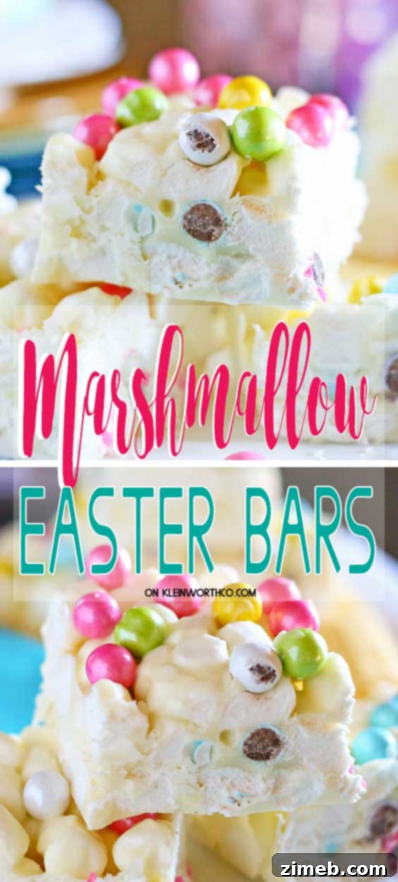Easter Bunny Marshmallow Bars 2 Marshmallow Easter Bars