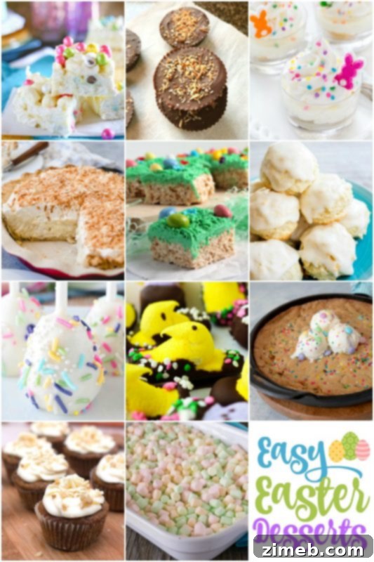 Easter Bunny Marshmallow Bars 12 Easter Desserts