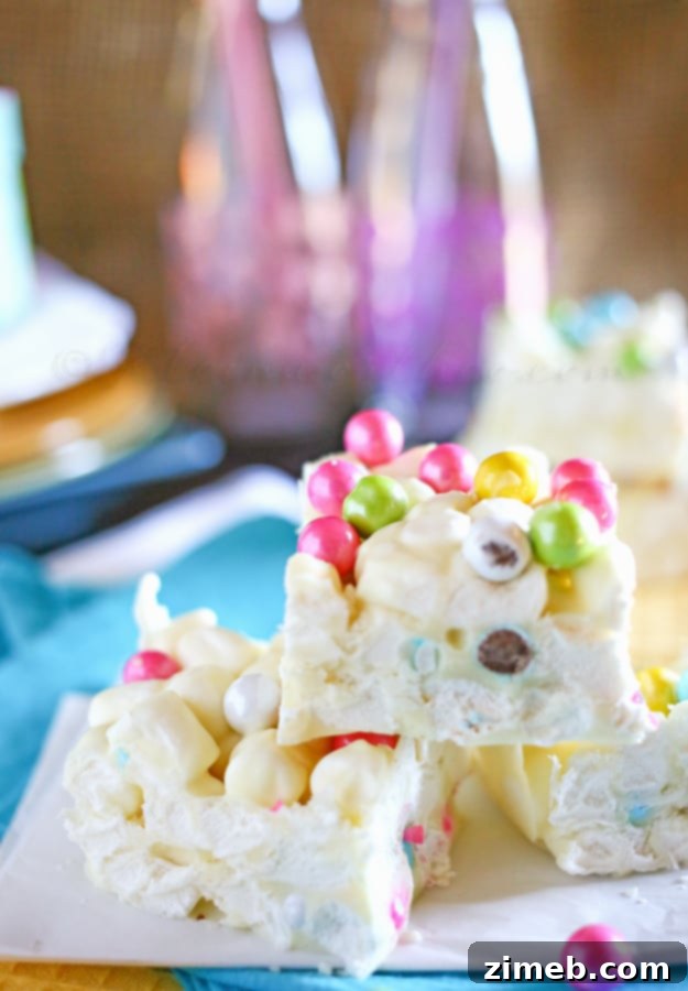 Easter Bunny Marshmallow Bars 3 Marshmallow Easter Bars from Kleinworth & Co. www.kleinworthco.com