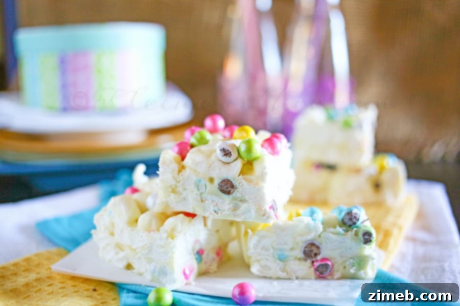 Easter Bunny Marshmallow Bars 4 Marshmallow Easter Bars from Kleinworth & Co. www.kleinworthco.com