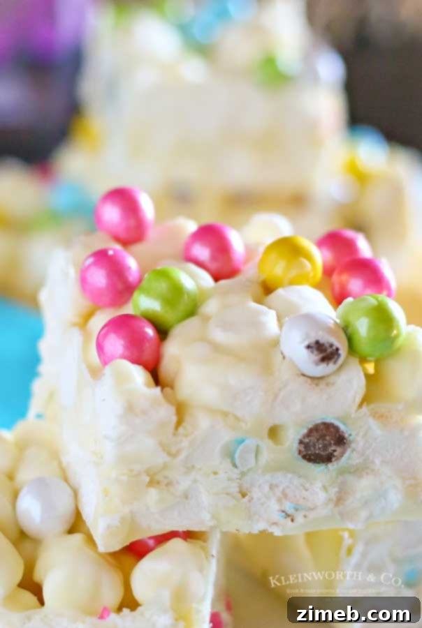 Easter Bunny Marshmallow Bars 6 how to make Marshmallow Easter Bars