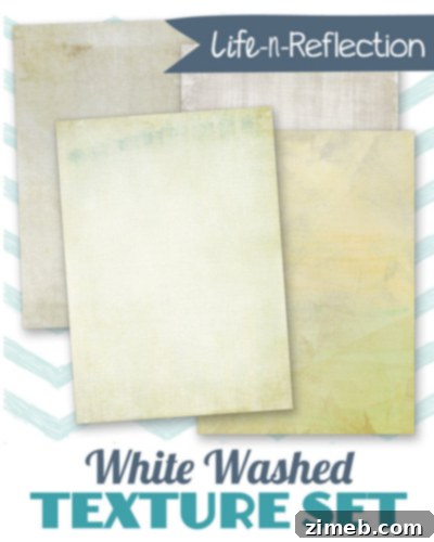 White Washed Textures from Life n' Reflection - Product Showcase