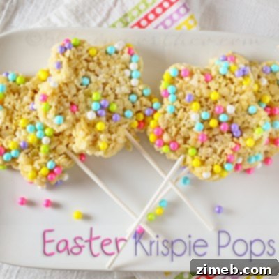Easter Krispie Pops