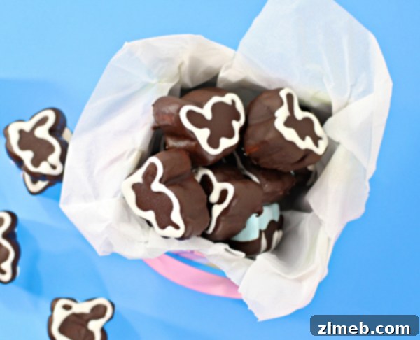 Decadent Cadbury Macaroons 8 Chocolate Covered Bunny Marshmallows