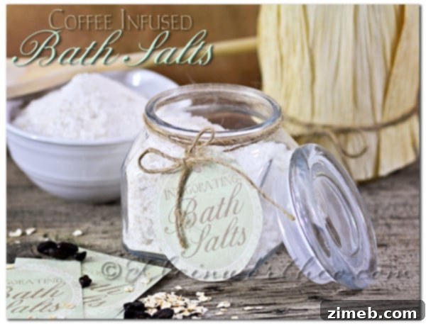 DIY Coffee Infused Bath Salts for a Relaxing Soak