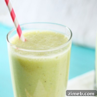 Energizing Green Banana Blend 4 Green Tea Banana Smoothie