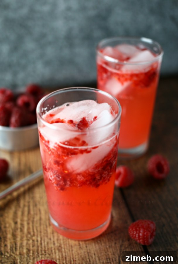 Zingy Raspberry Tom Collins 2 Sour Raspberry Tom Collins