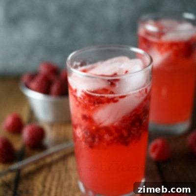 Zingy Raspberry Tom Collins 10 Sour Raspberry Tom Collins
