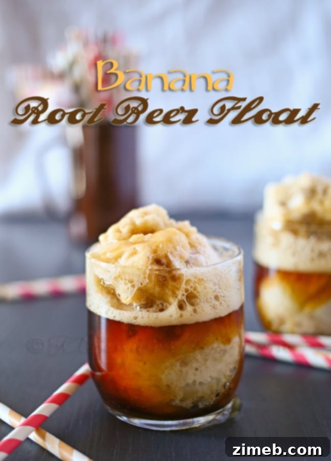 Banana Root Beer Float 5 Family Enjoying Healthy Banana Root Beer Floats