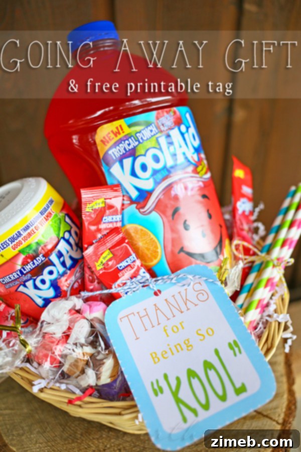 Printable Farewell Keepsake 4 Going Away Gift {Free Printable}