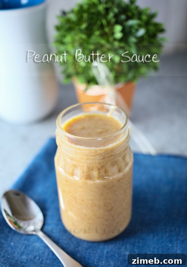 Creamy Peanut Butter Sauce 4 Peanut Butter Sauce on Desserts