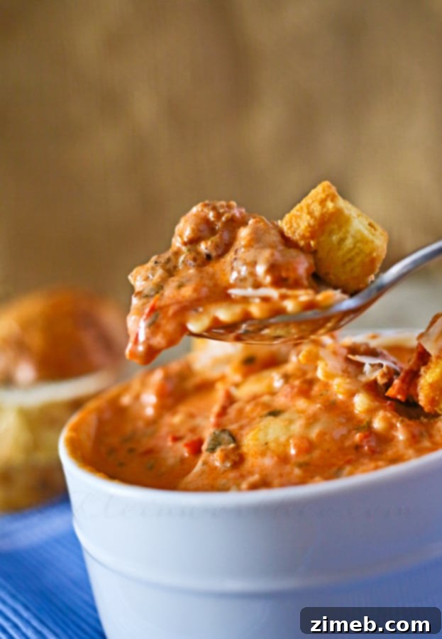 Tuscan Ravioli Soup - A hearty and flavorful soup recipe