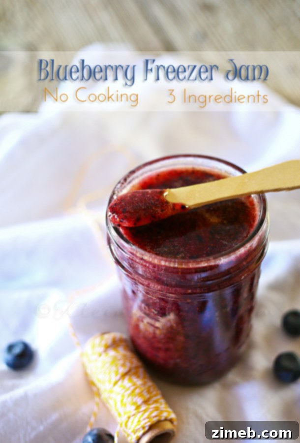 Easy Blueberry Smoothie 5 Blueberry Freezer Jam from www.kleinworthco.com