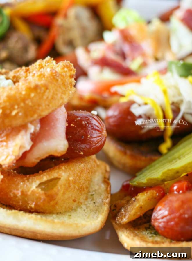 Haute Dogs 8 Gourmet hot dogs for a memorable backyard BBQ
