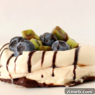 Chocolate Covered Pavlova