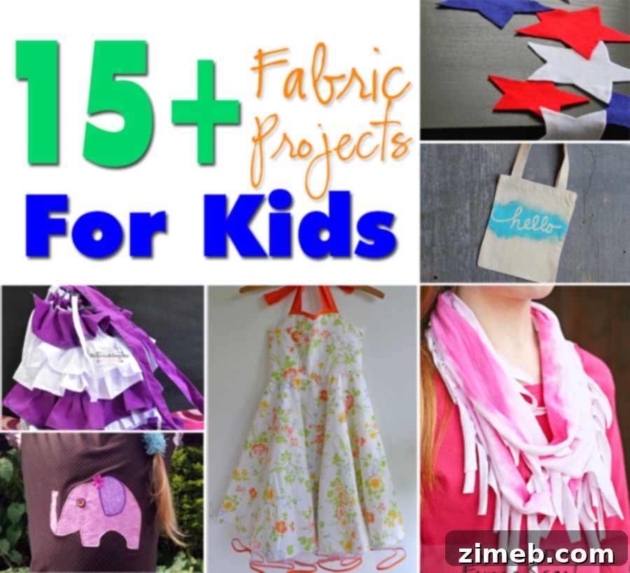 15+ Fabric Projects for Kids: Easy DIY Ideas for Young Crafters