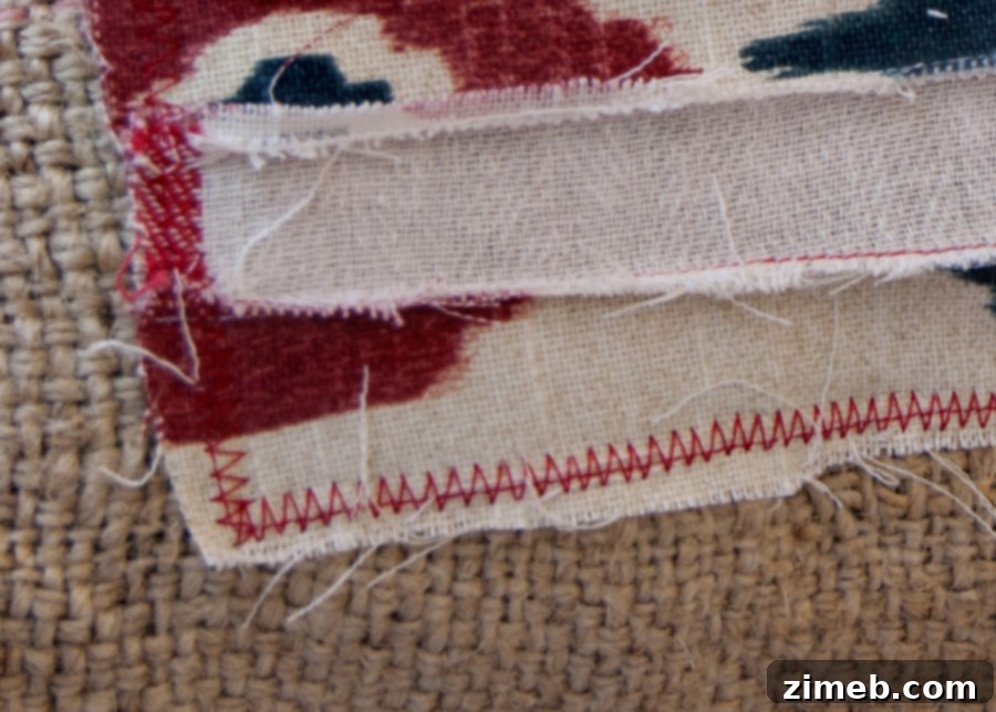 Cozy Patchwork Flag Pillow 6 Flag panel sewn onto burlap for DIY pillow