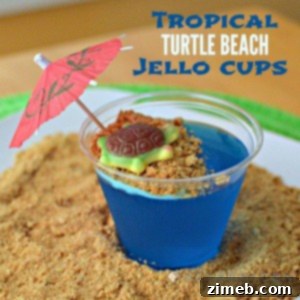 Blue Raspberry Jello Cups