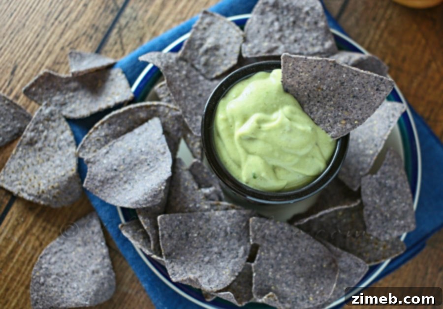 Creamy Sweet Garlic Avocado Dip