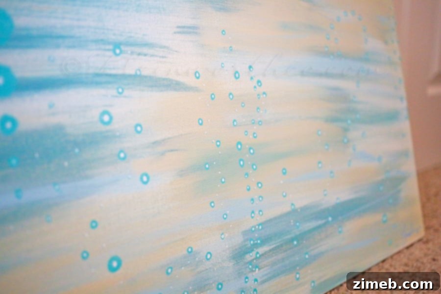 Sharpie Paint Marker Abstractions 6 Adding Fine Details to Abstract Canvas with Sharpie Paint Markers