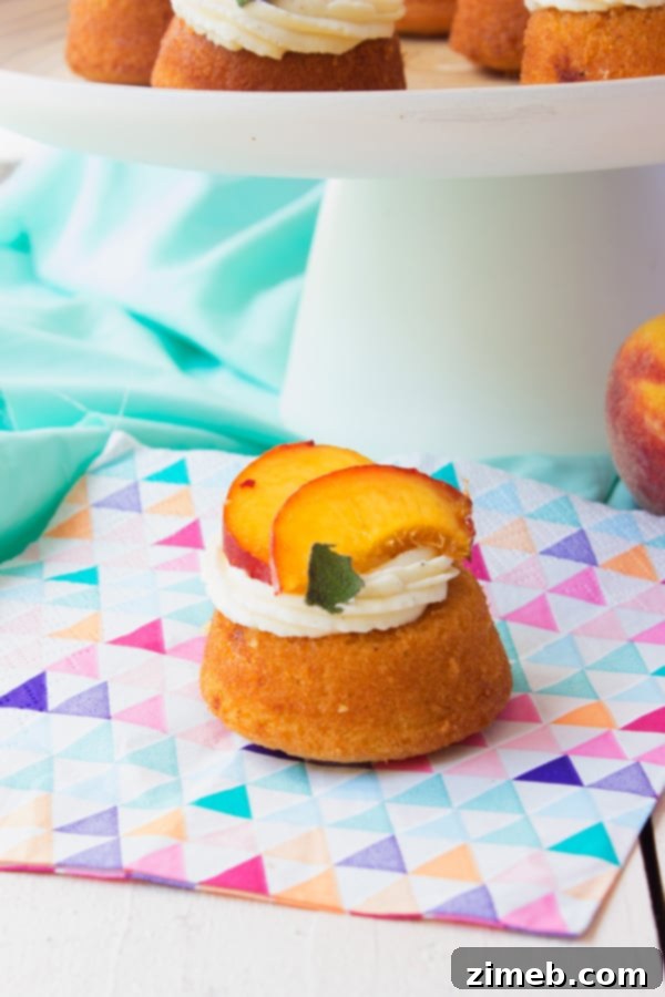 Bourbon Peach Tea Cakes