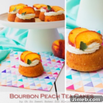 Bourbon Peach Tea Cakes